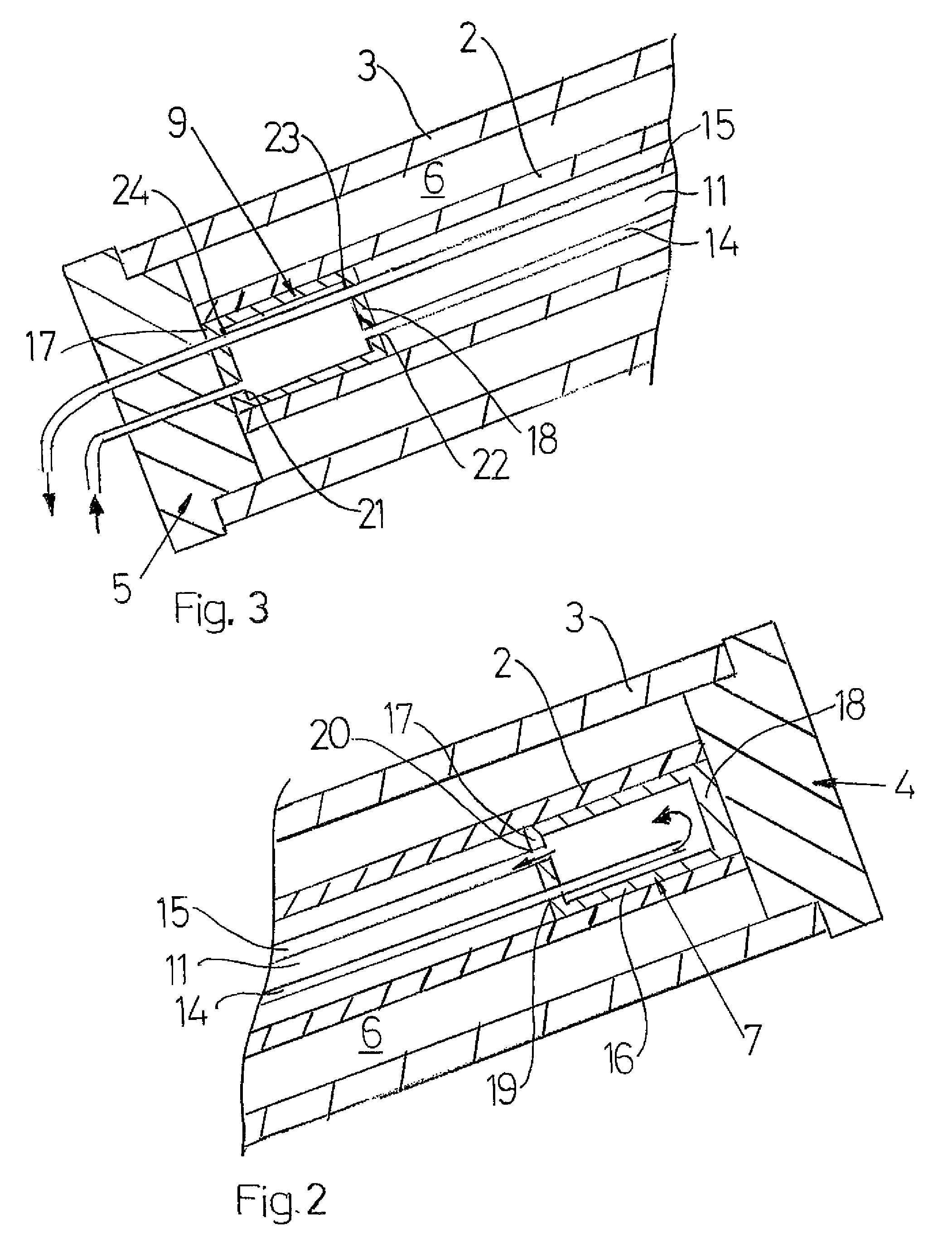 High voltage bushing, a method of cooling a conductor thereof, and an electric power distribution system comprising such a bushing