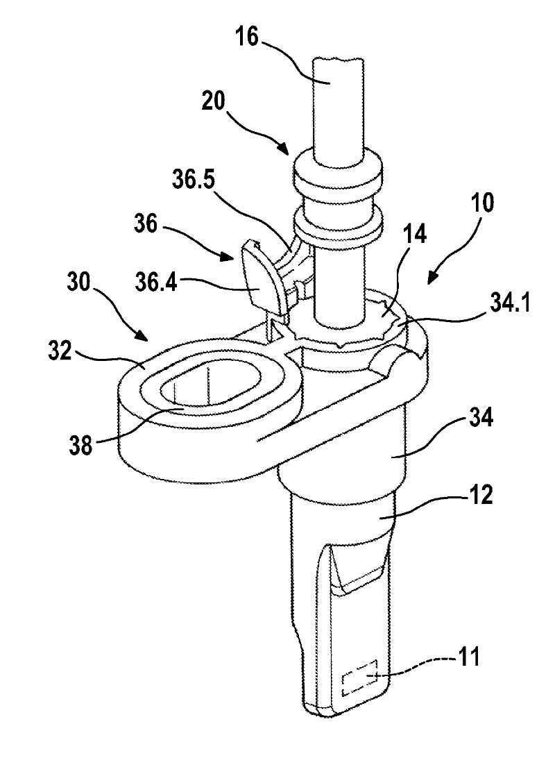 Sensor arrangement for a vehicle and corresponding method for producing such a sensor arrangement