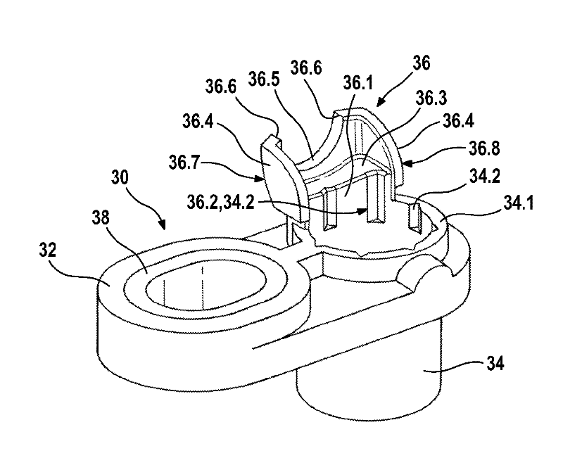 Sensor arrangement for a vehicle and corresponding method for producing such a sensor arrangement