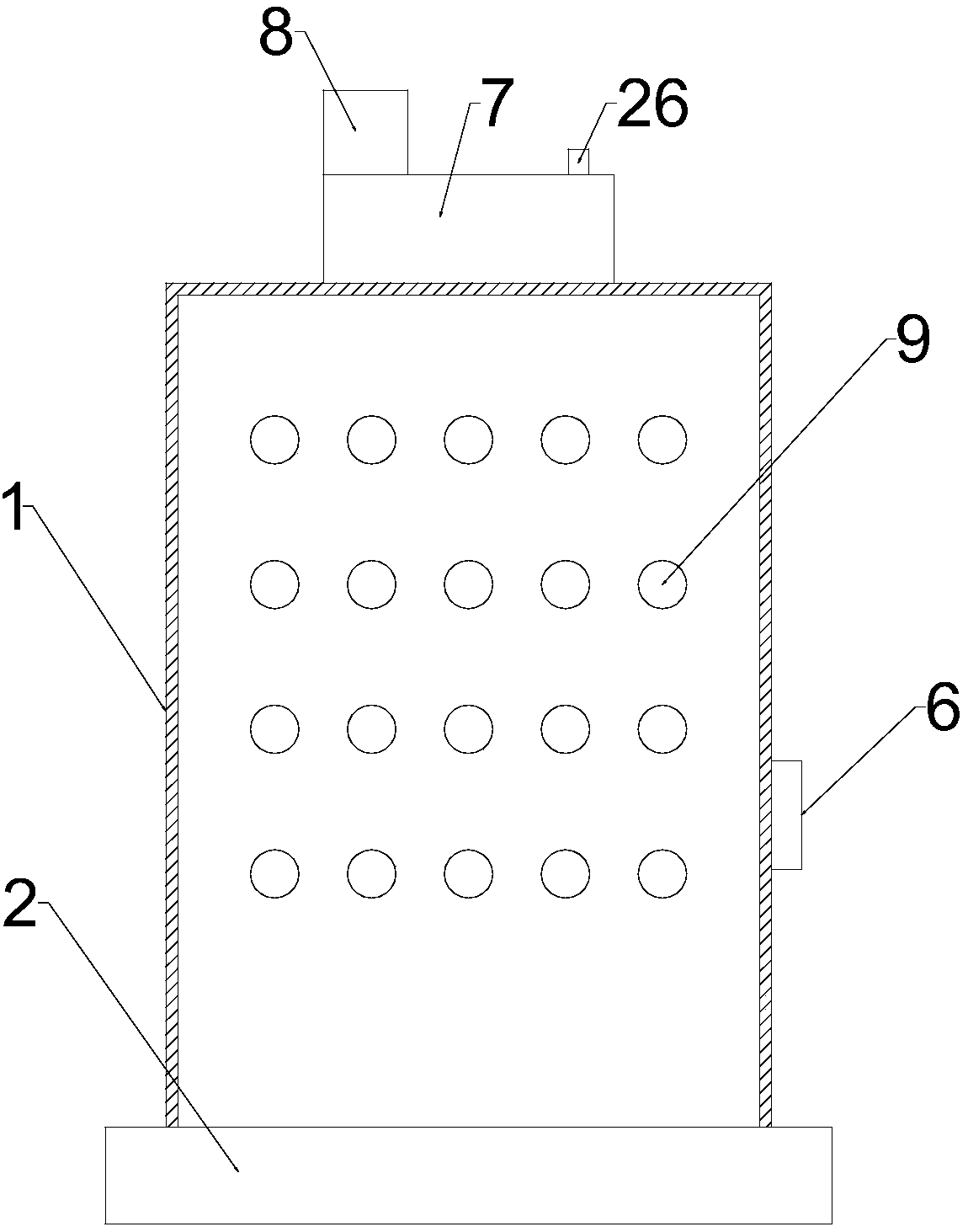 Novel air-cooled power cabinet