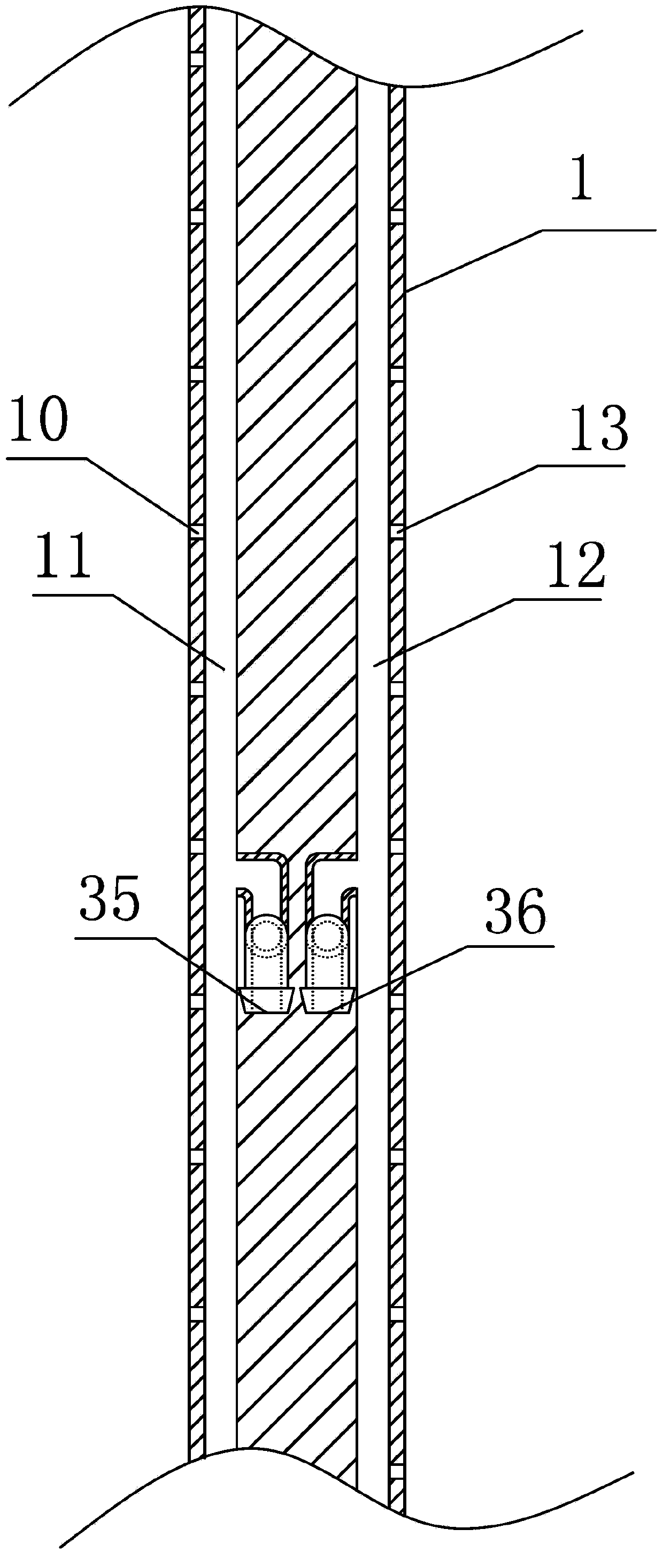 Side-blown synchronous scrubbing windscreen wiper reversing by double wiper blade shafts