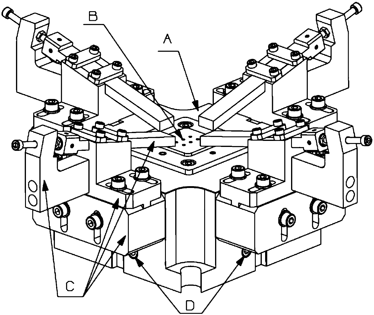 Special equipment for milling machine for processing small-size parts, and application method thereof