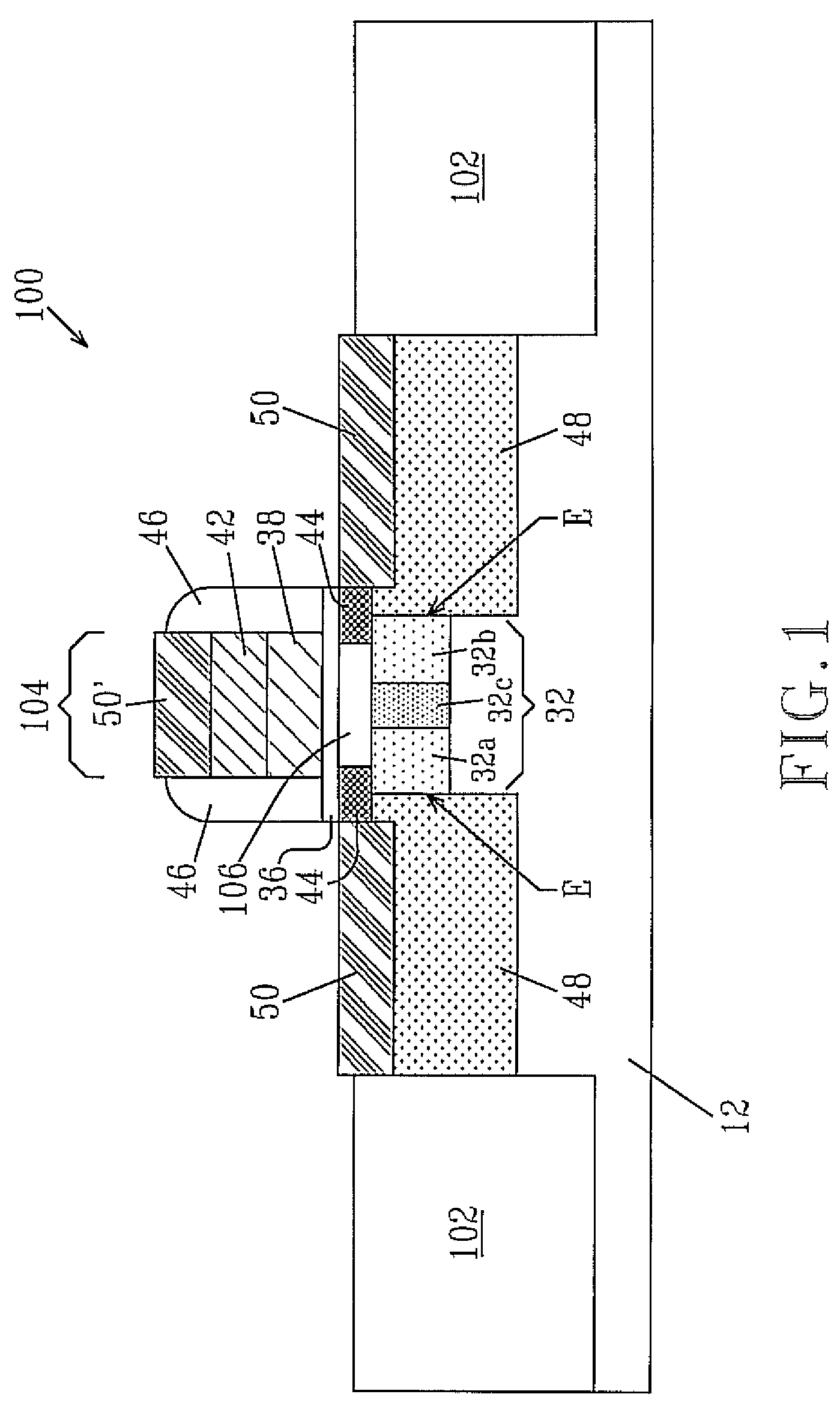 High performance MOSFET