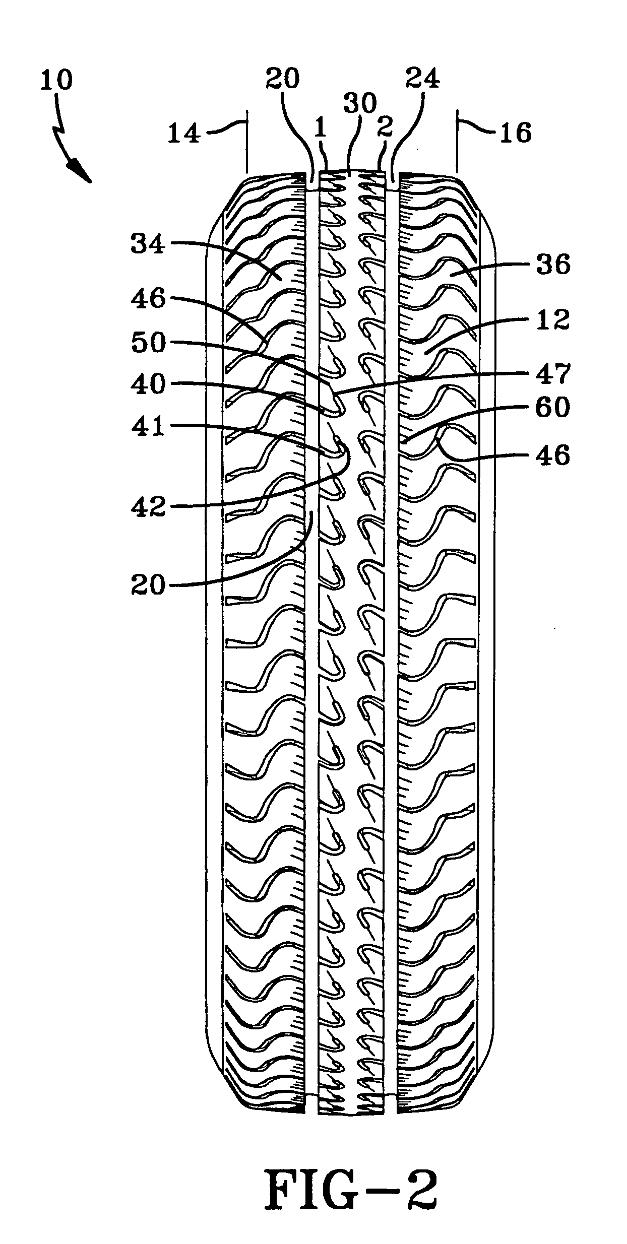 Tread for a light truck or automobile tire