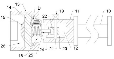 Bolt disassembling and assembling wrench capable of being used in hole