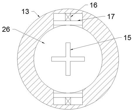 Bolt disassembling and assembling wrench capable of being used in hole