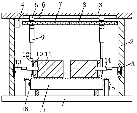 Edge cutting device for modified pitch water-resistant coiled material