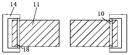 Edge cutting device for modified pitch water-resistant coiled material