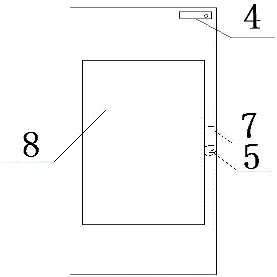 ATM protection cabin integrating magnetic lock and motor lock