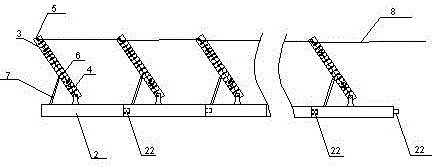 Method for casing planting of Chinese yam