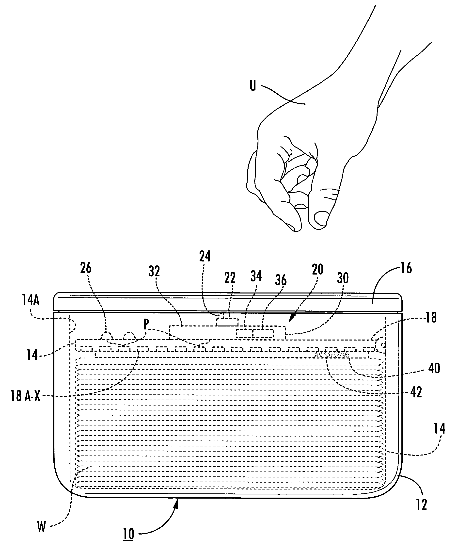 Micro powered warming container