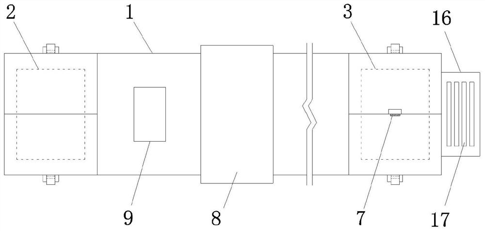 An international express mail image inspection device and system based on CT equipment