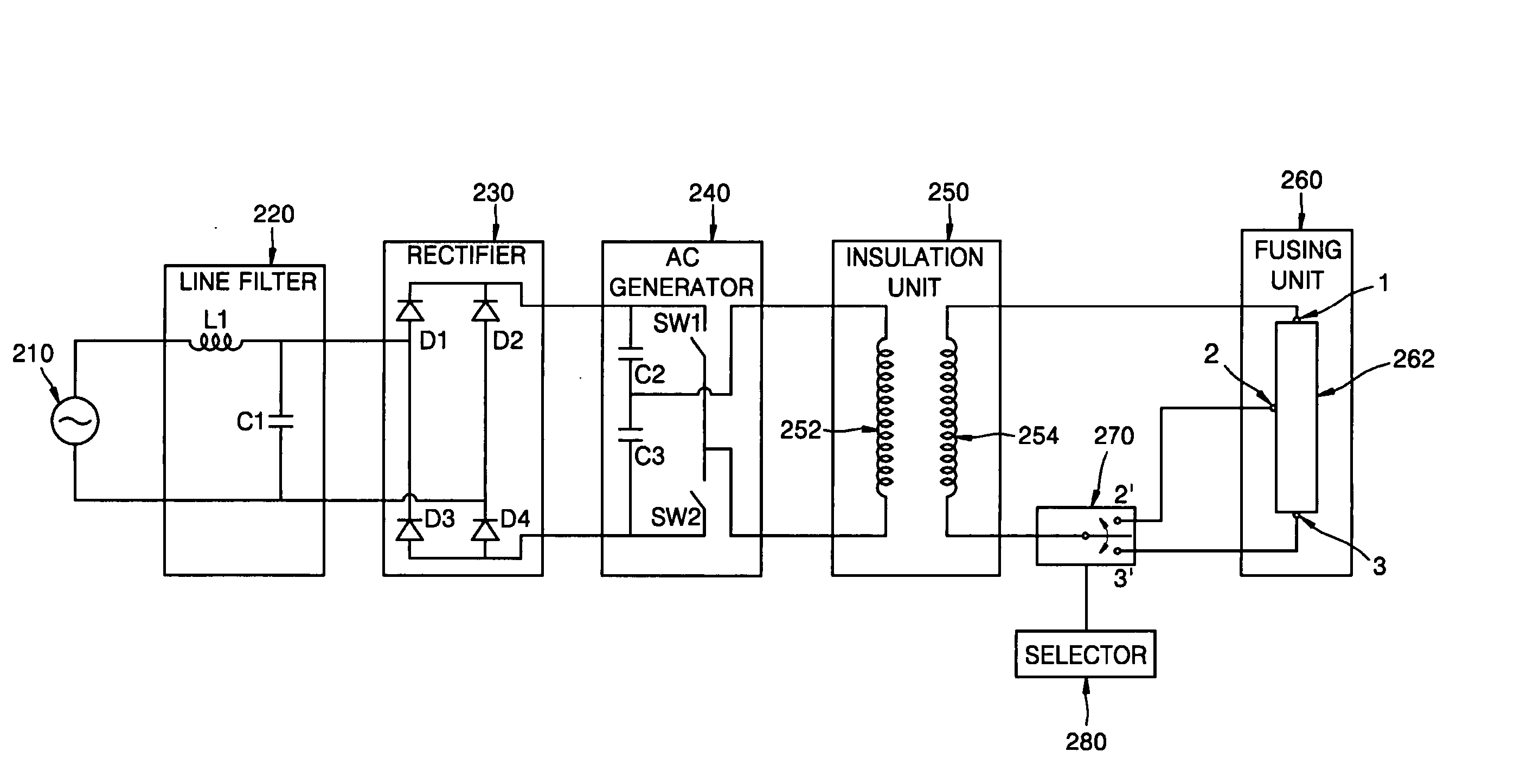 Device for fusing toner on print medium