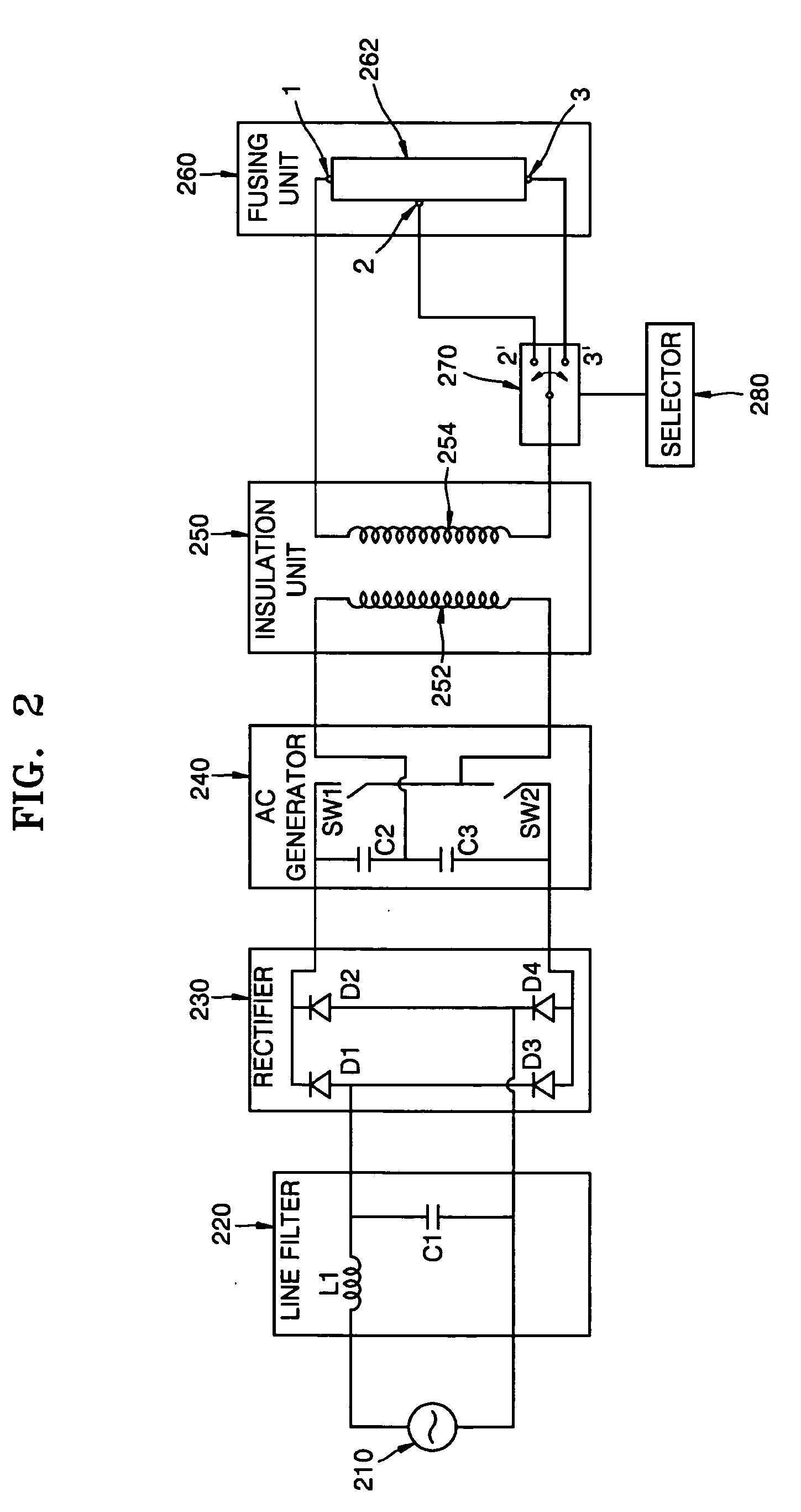 Device for fusing toner on print medium