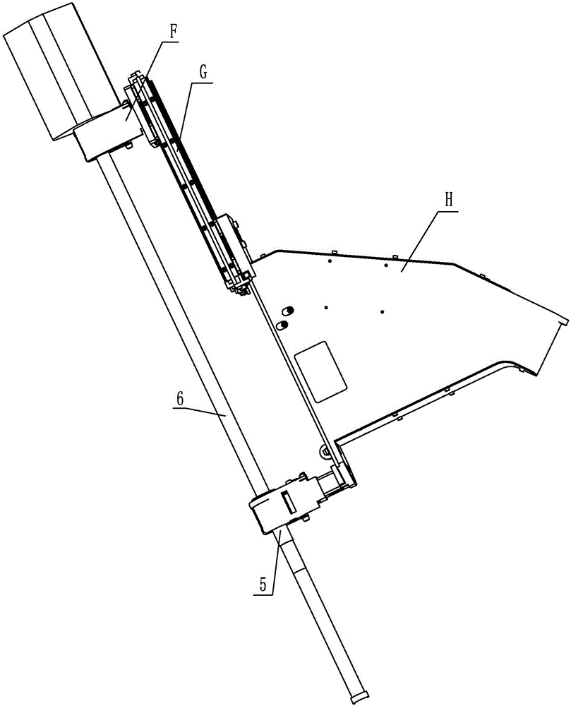 Minimally invasive robot mirror-holding mechanical arm