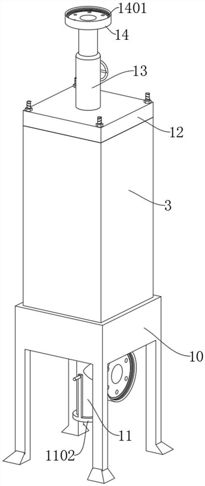 Compressed air drying and purifying system