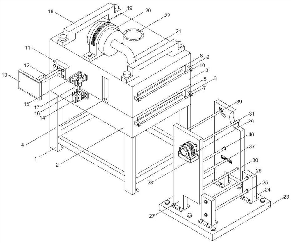 A high-efficiency airgel coil coating compound equipment