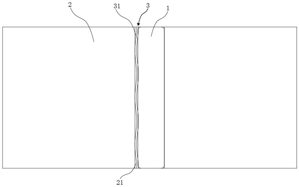 Method for fastening permanent magnet in rotor core of motor