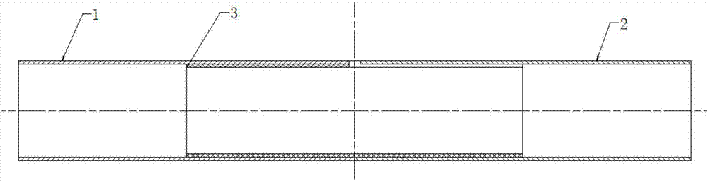 Device and method for leading out optical fiber grating sensor from composite axle tube