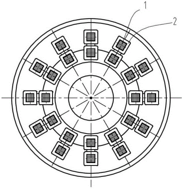 Axial air gap switch reluctance motor and preparation method thereof