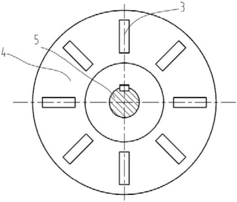 Axial air gap switch reluctance motor and preparation method thereof