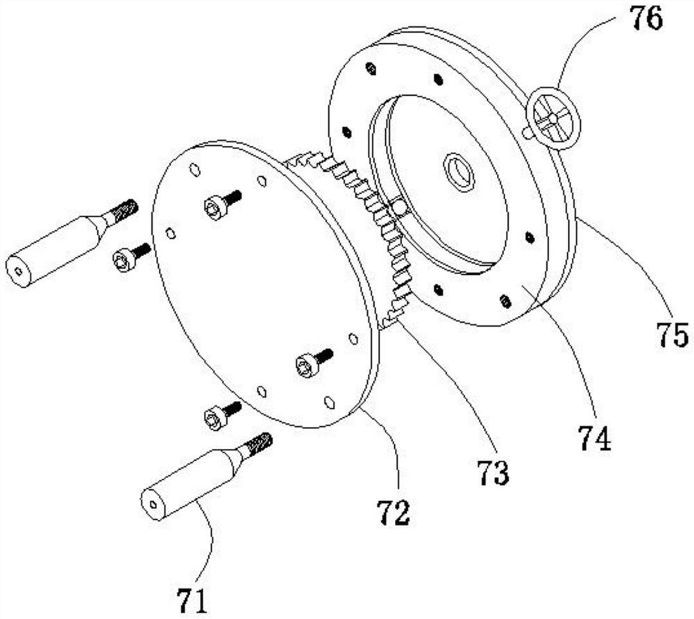 Force-adjustable horizontal fixture for machining turbine blade