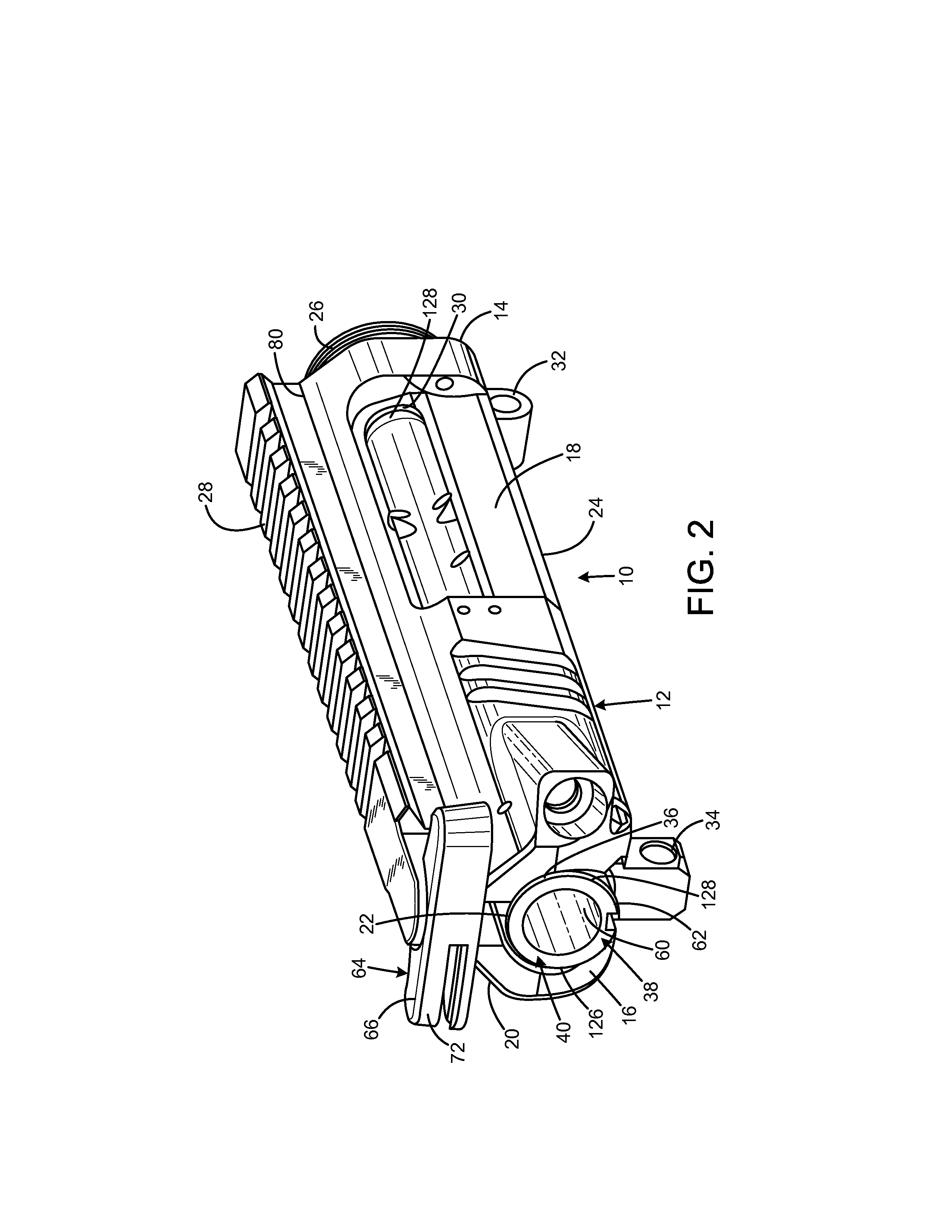 Firearm with dual charging handles