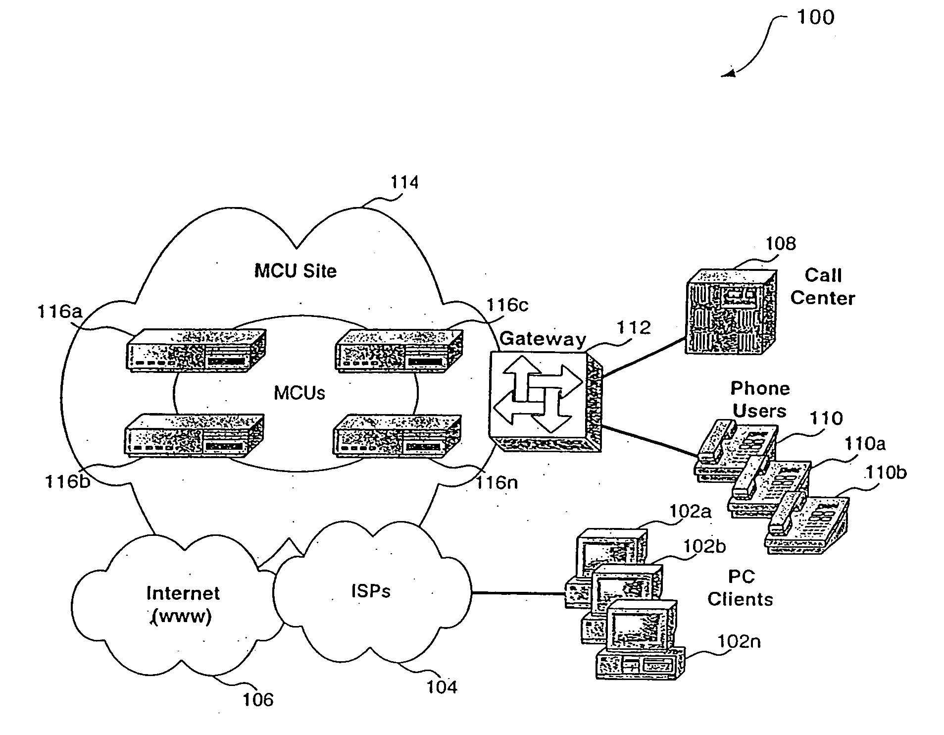 Efficient buffer allocation for current and predicted active speakers in voice conferencing systems