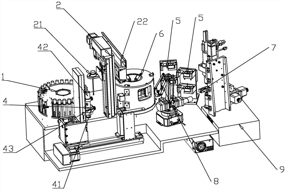 Full-automatic biological sample analysis integrated equipment and control method thereof