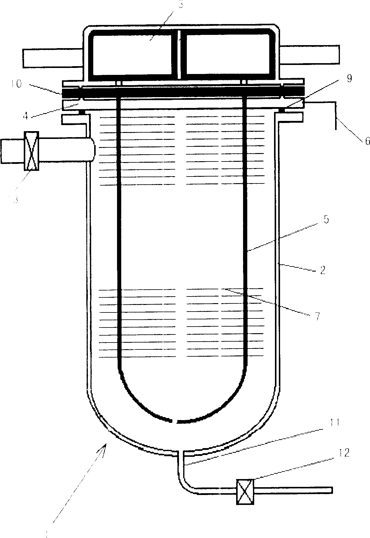 Structure of active carbon fibrous adsorptive bed with static charge reinforcing control