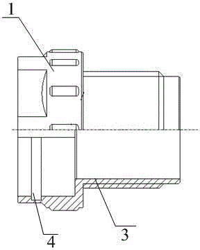 Anti-loosening structure of M12 connector