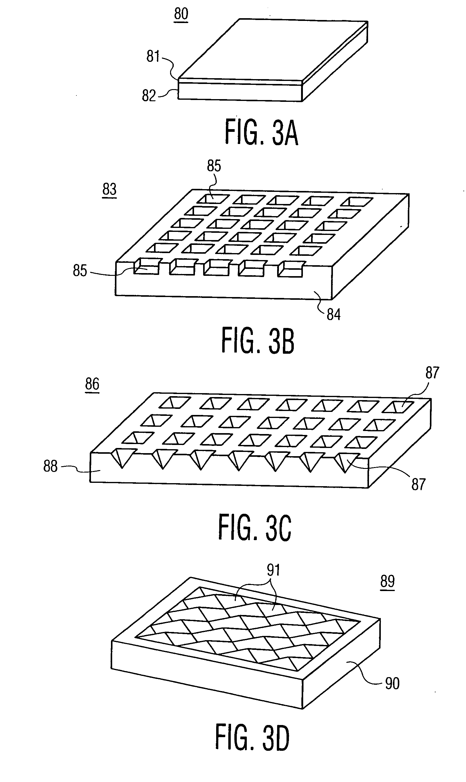 Surface structures for halo reduction in electron bombarded devices