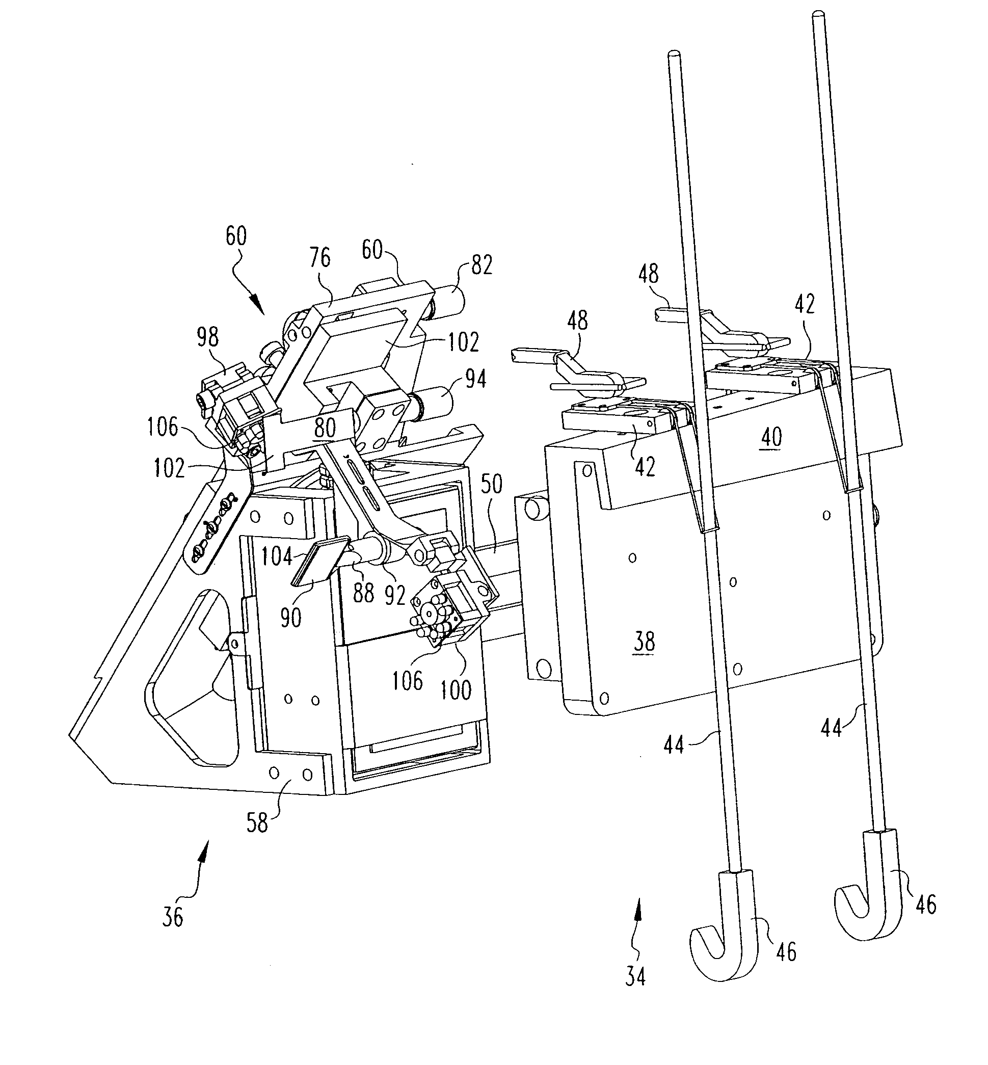 Inspection carriage for turbine blades