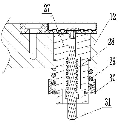 An automatic spot welding machine for welding membrane boxes