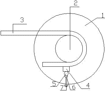 Convenient stretch-bending machine stretch-bending device