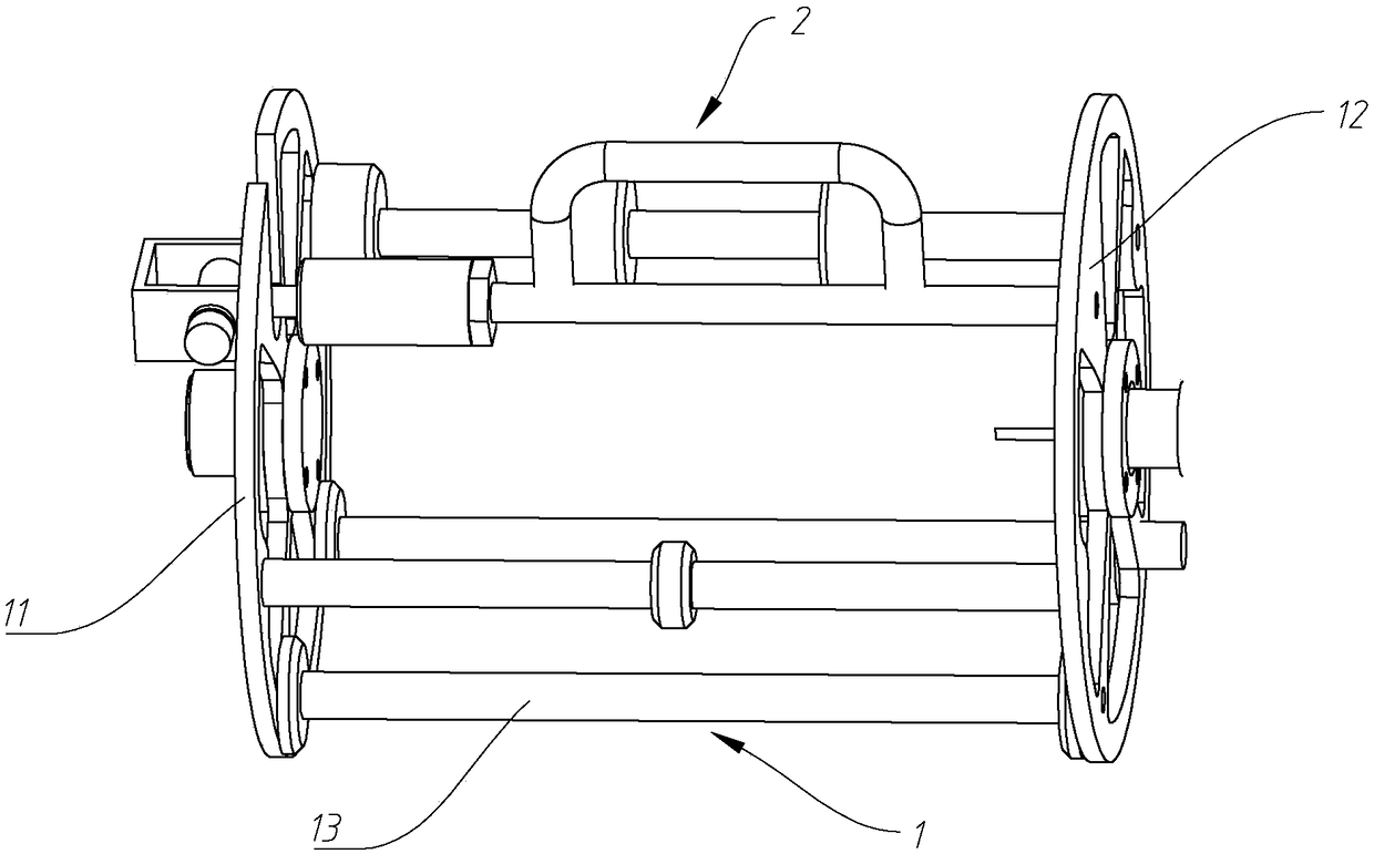 Locating mechanism and rotary cleaning machine comprising same