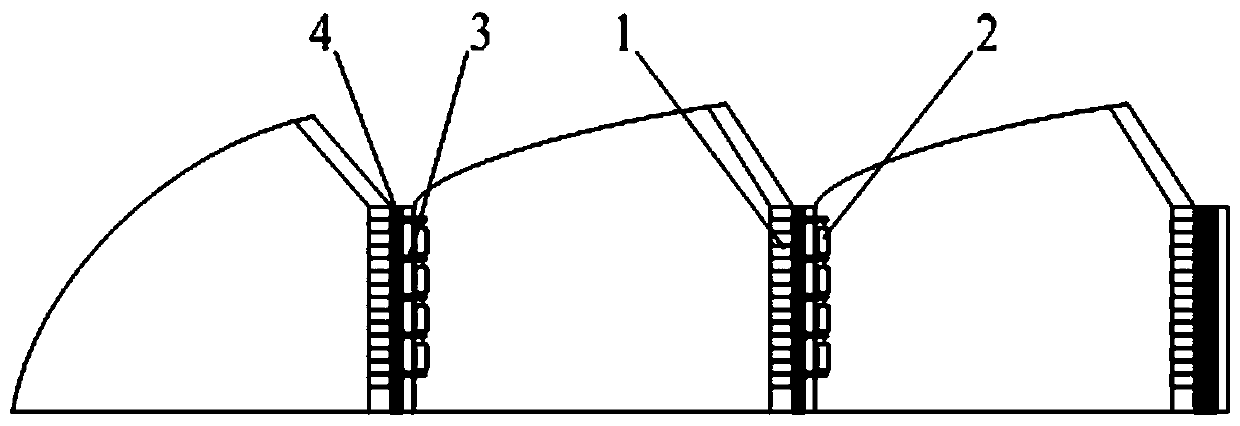 Phase-change heat storage device for greenhouse temperature control