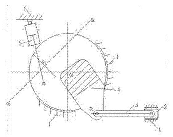 Buffering mechanism of locking cylinder of precision forging machine