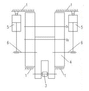 Buffering mechanism of locking cylinder of precision forging machine