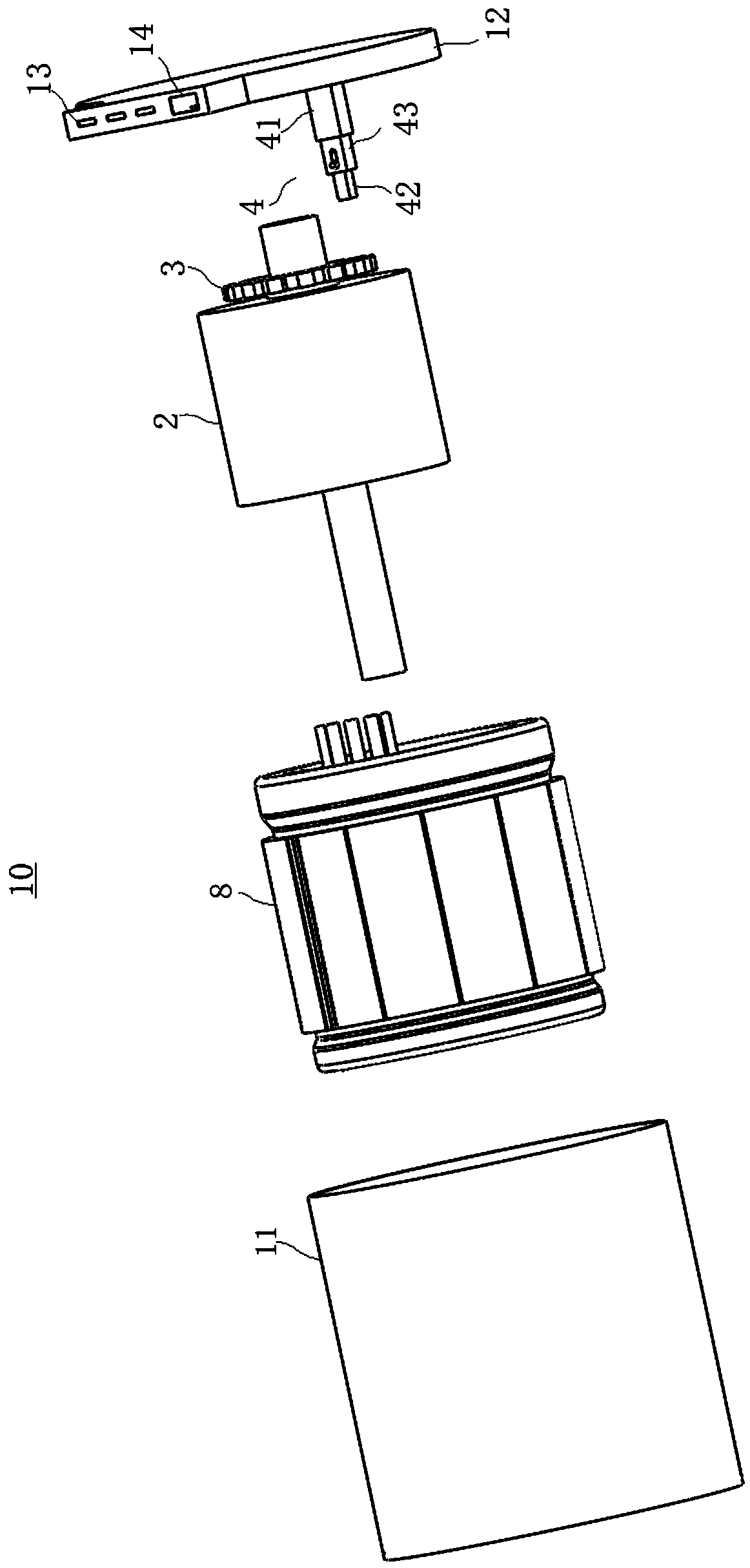 Drive motor for vehicle