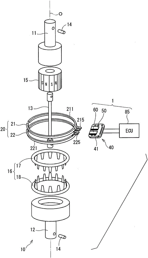 Sensor device and electric power steering apparatus using same