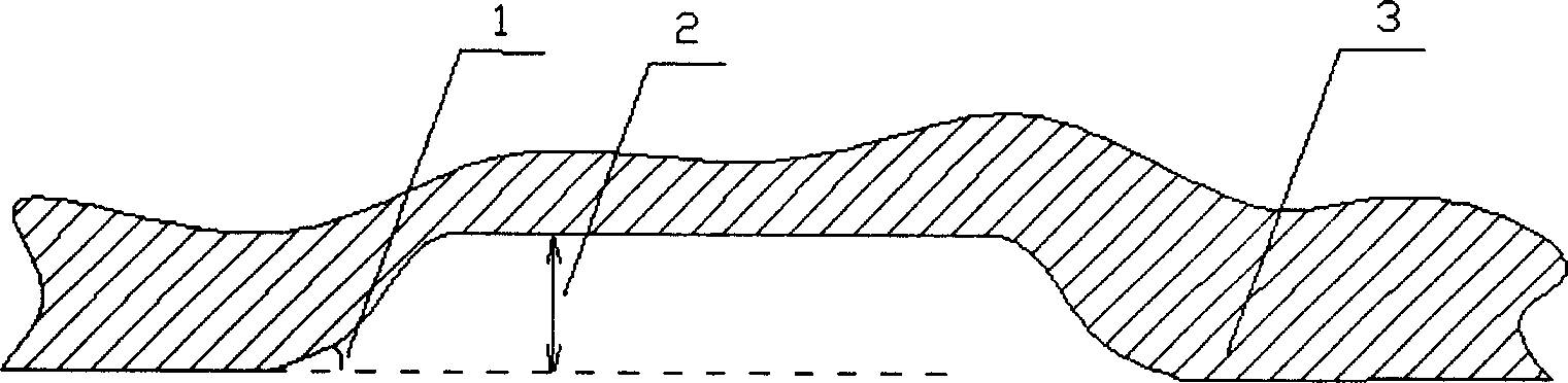 Process for making high quantitative watermark anti-forge paper