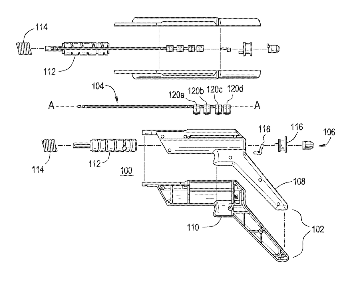 Tympanic membrane pressure equalization tube delivery system