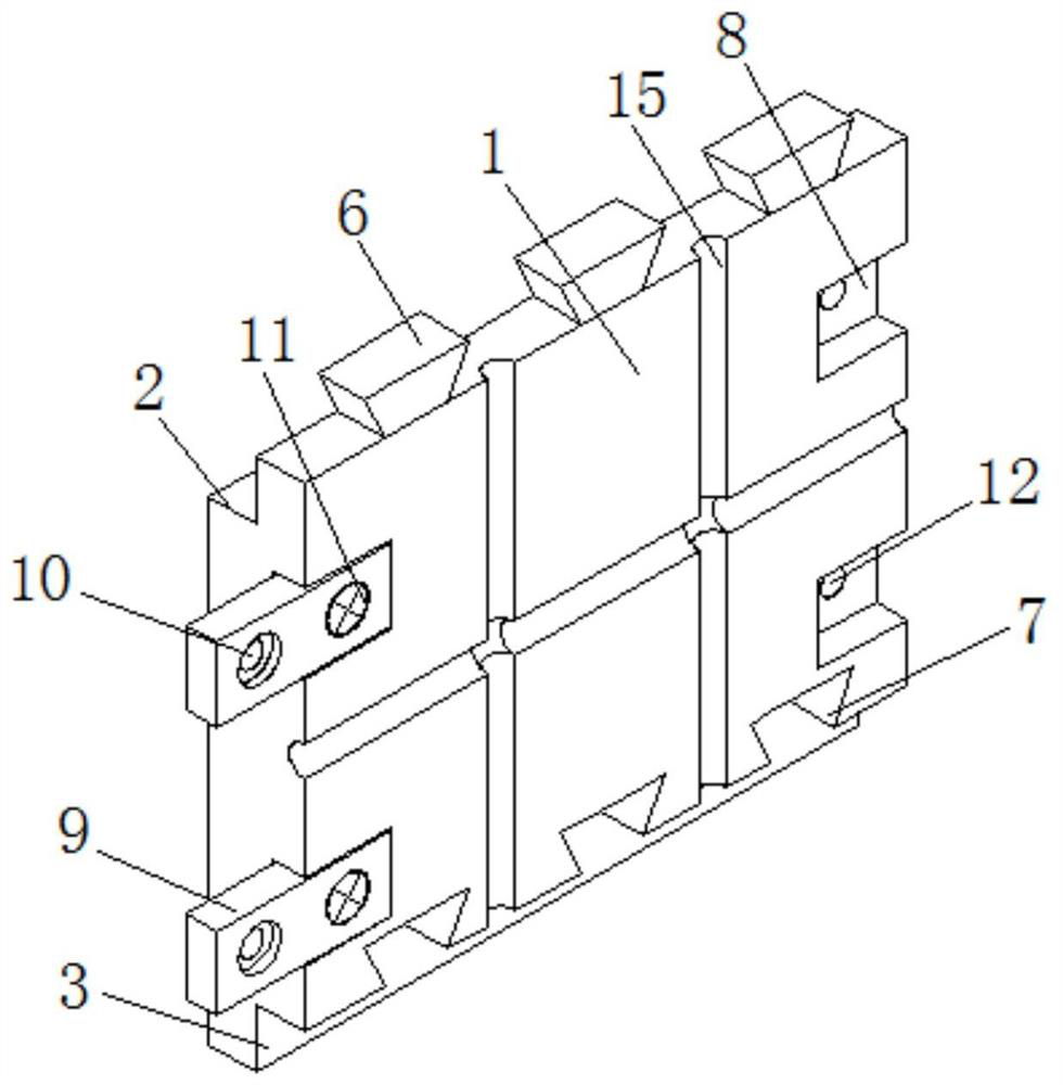 Metal face composite curtain wall panel assembly for construction engineering