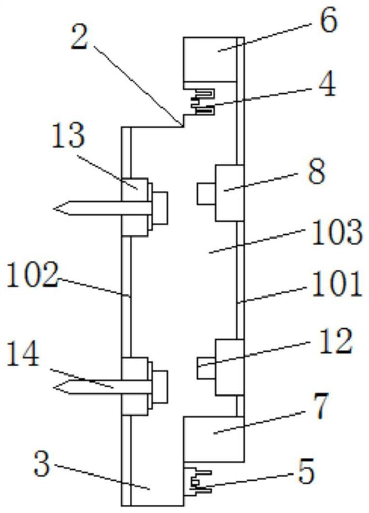 Metal face composite curtain wall panel assembly for construction engineering