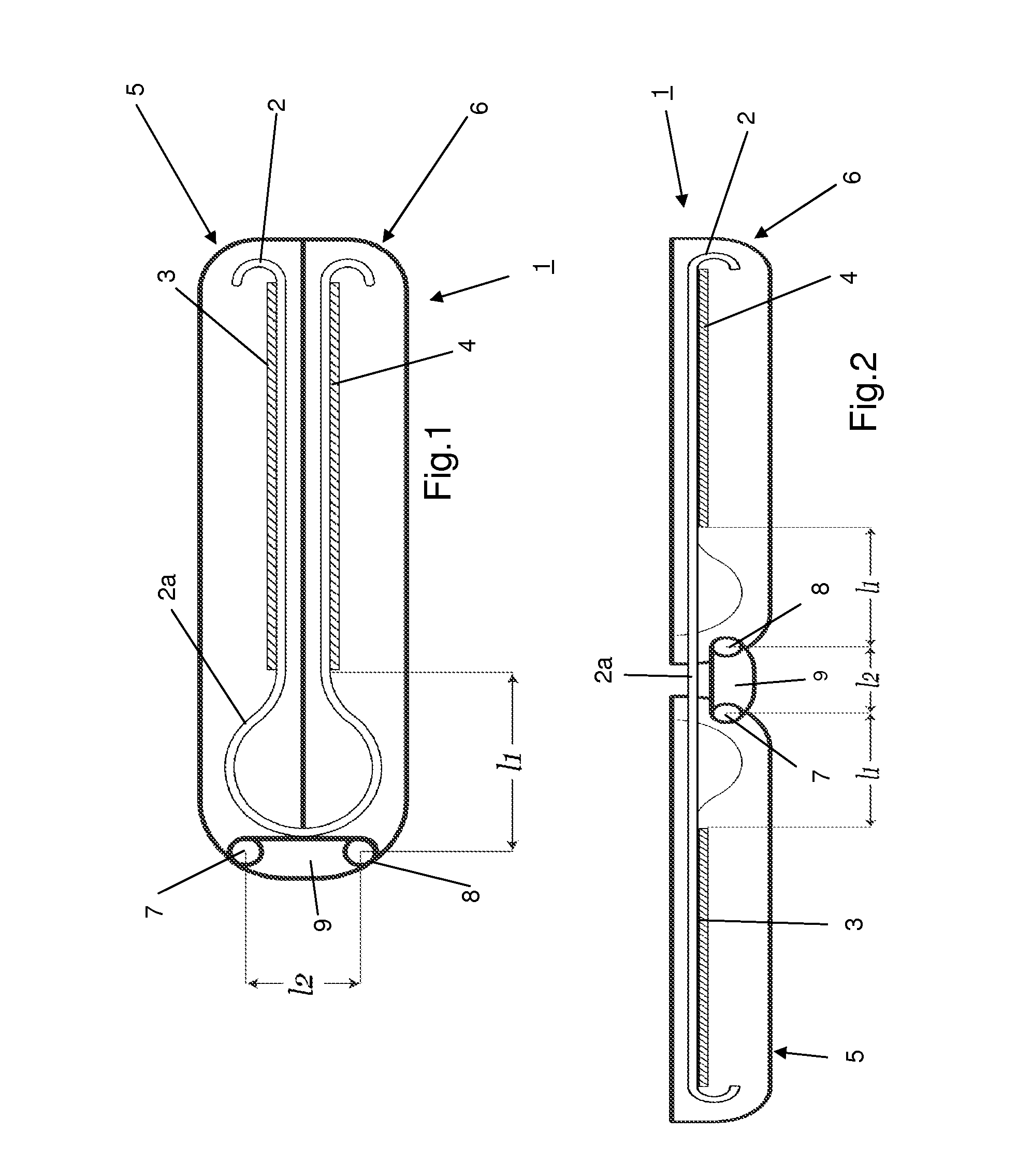 Display system having a continuous flexible display with display supports