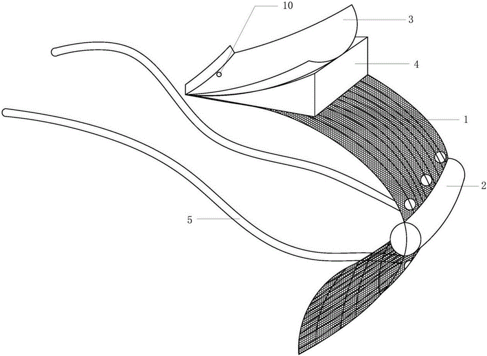 Titanium-alloy cervical anterior elastic underjaw-supporting snore-ceasing device