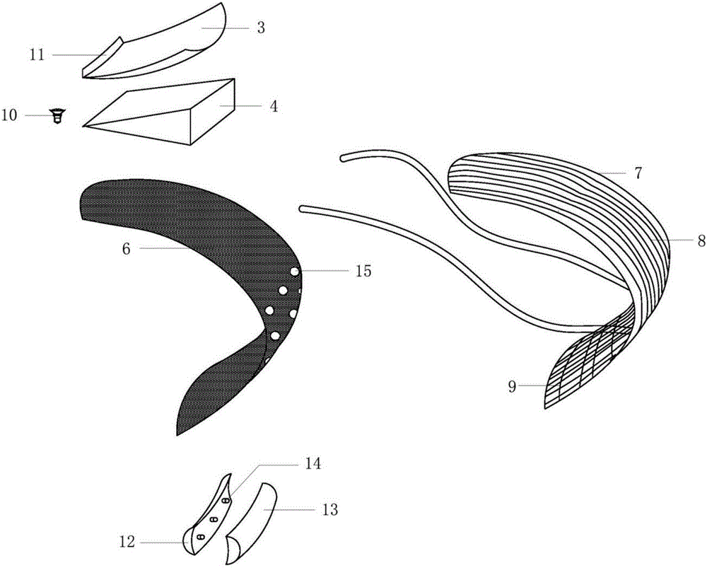 Titanium-alloy cervical anterior elastic underjaw-supporting snore-ceasing device