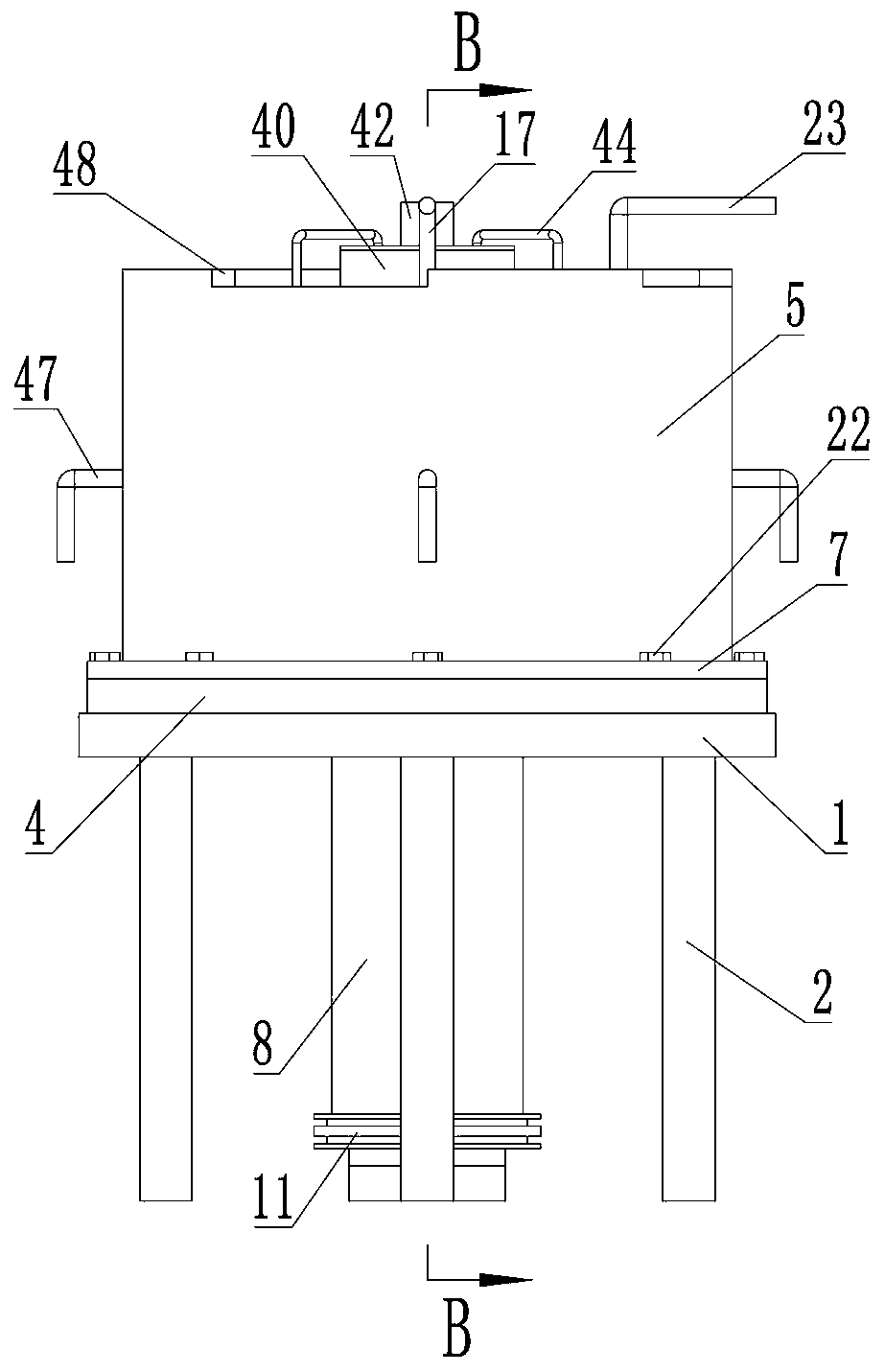 True triaxial experiment device and method capable of simulating radial pressure