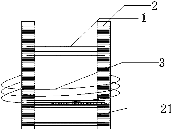 A reactor core and its preparation process